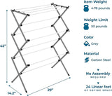 Honey-Can-Do DRY-09065 Collapsible Clothes Drying Rack Steel