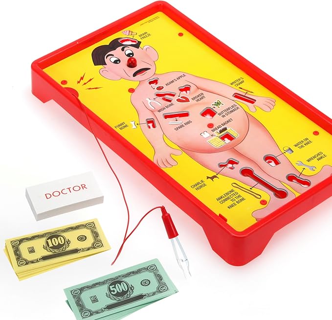 Operation Electronic Board Game With Cards Kids Skill Game Ages 6 and Up (Amazon Exclusive)