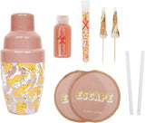 Sunnylife S1UCARCW Call Of The Wild Carry On Cocktail Kit Peachy Pink