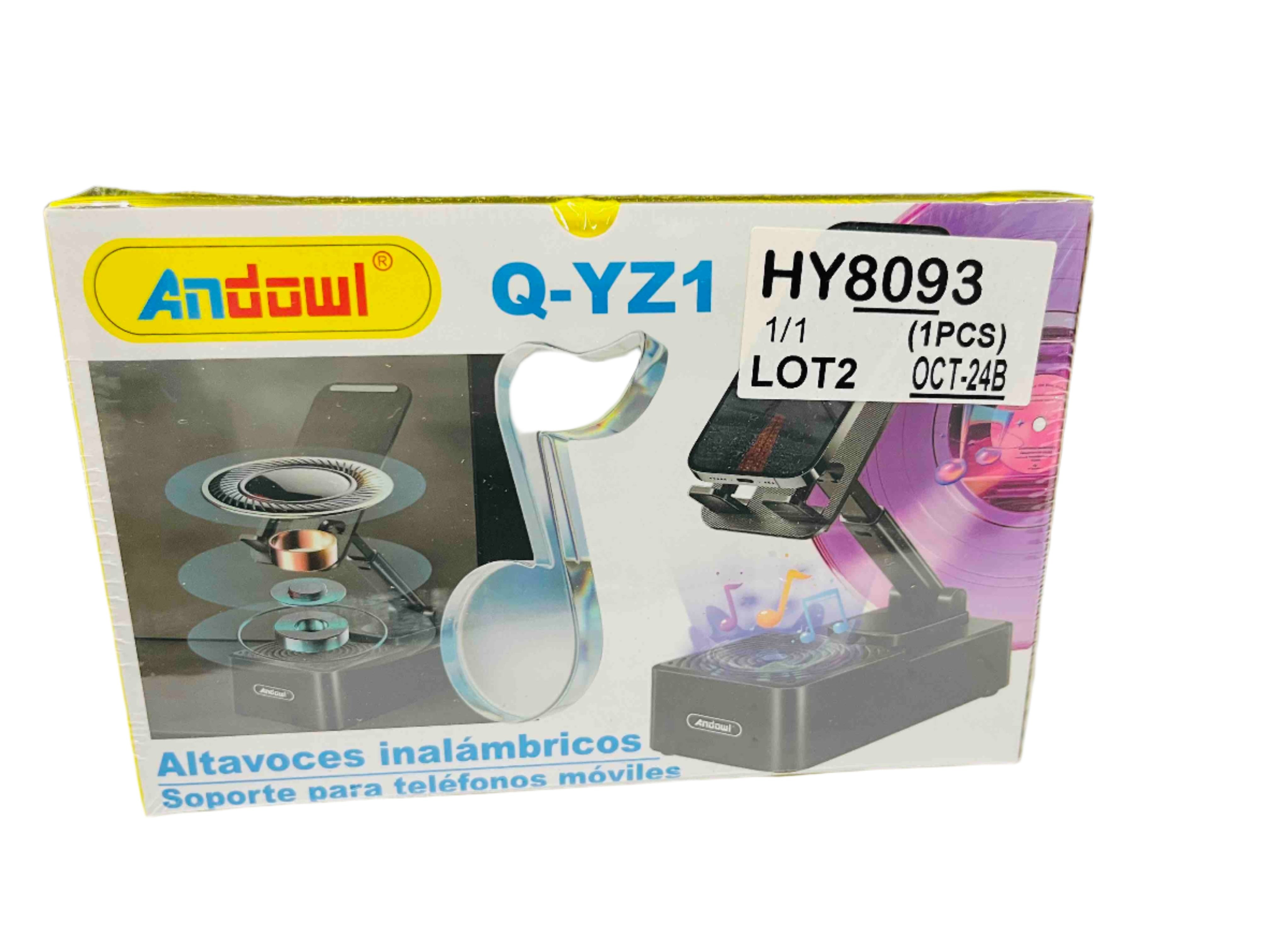 Wireless Speaker Mobile Phone Holder-ANDOWL QYZ1 Secondary image
