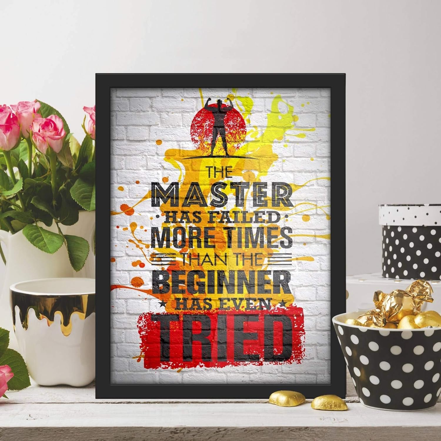 Poster Hub The Master Has Splash Motivational Art Decor Secondary image