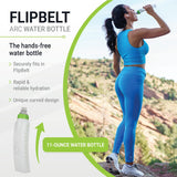 FlipBelt Portable Lightweight Running Water Bottle BPA Free 11 Fl Oz