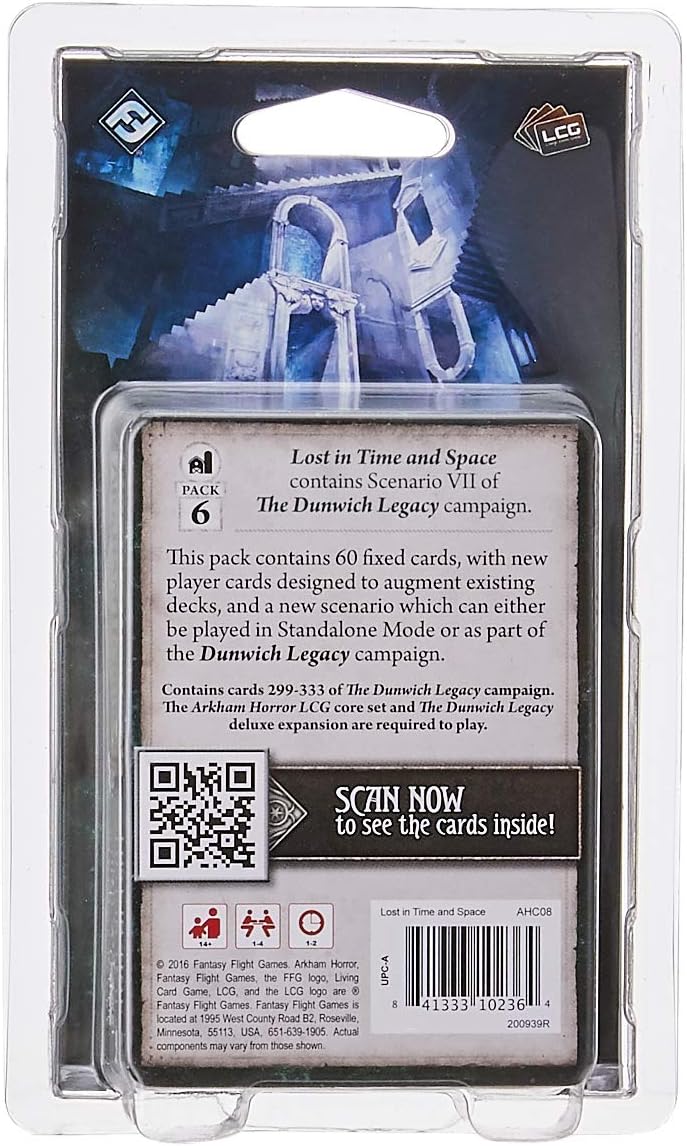 Fantasy Flight Games AHC08 Arkham Horror LCG Lost In Time And Space Card Game Secondary image