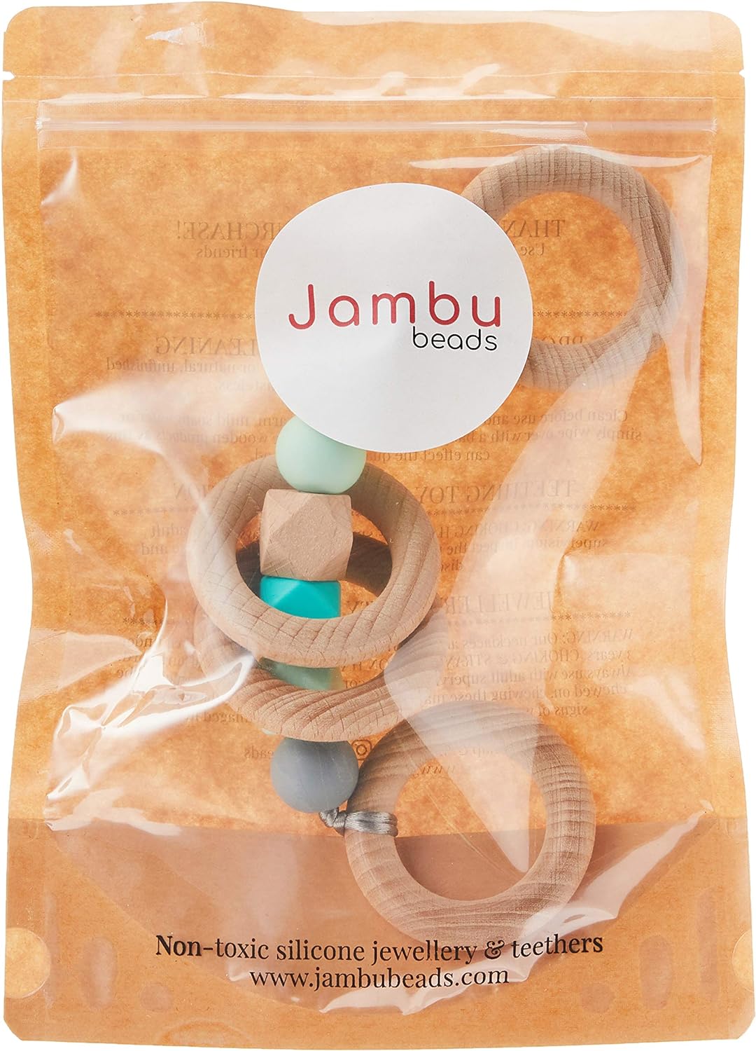 Jambu Beads Serenity Grab And Chew Teether Secondary image