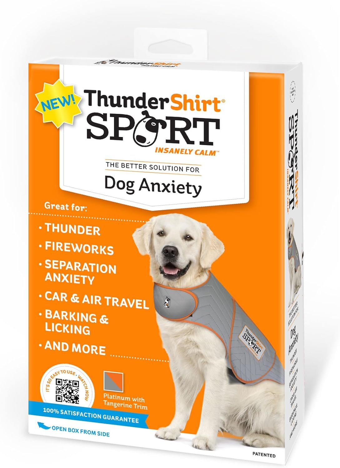 ThunderShirt For Dogs Large Platinum Sport Dog Anxiety Relief Calming Vest Secondary image