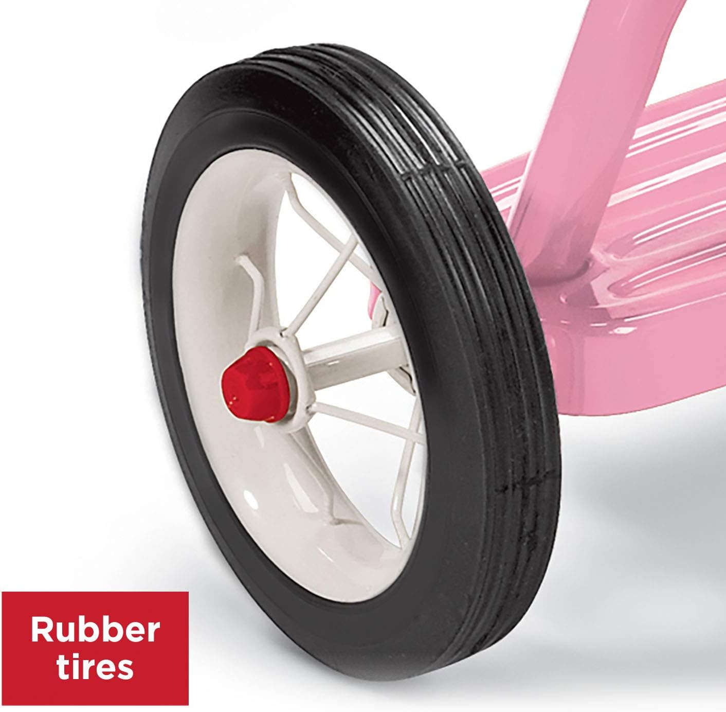 Radio Flyer Classic Pink Dual Deck Tricycle Ride On Secondary image
