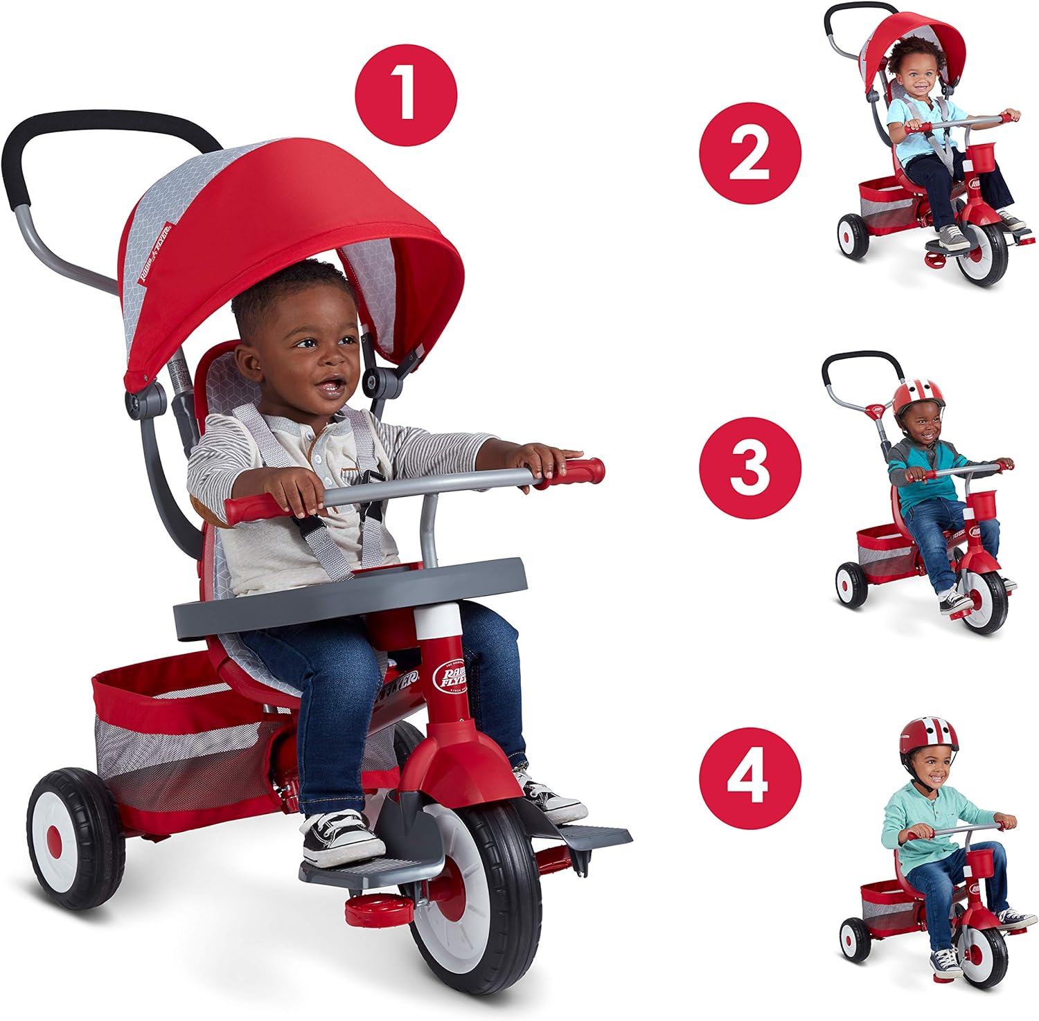 Radio Flyer 4in1 Stroll N Trike Toddler Trike Secondary image