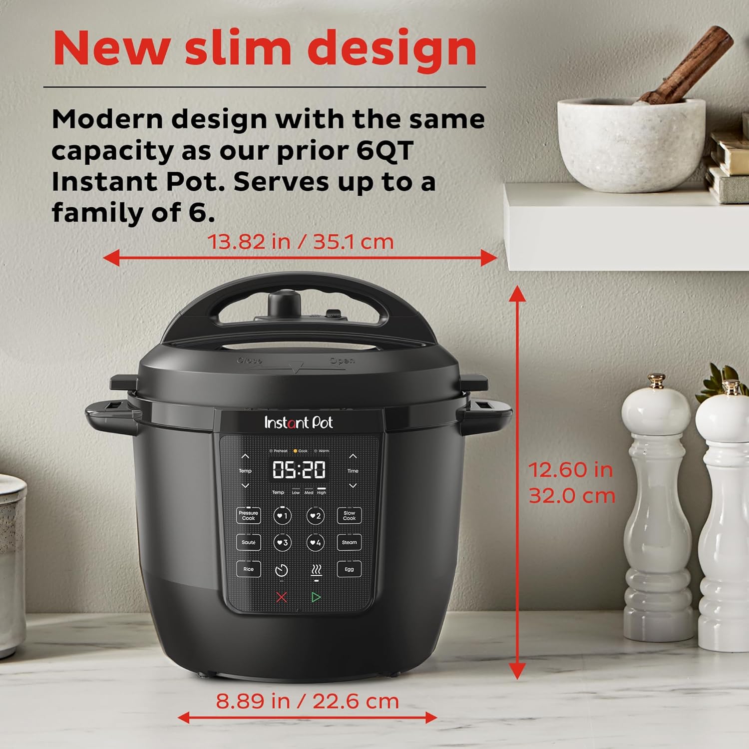 Instant Pot RIO 7in1 Pressure Cooker 6 Quart Black Stainless Steel Secondary image