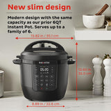 Instant Pot RIO 7in1 Pressure Cooker 6 Quart Black Stainless Steel