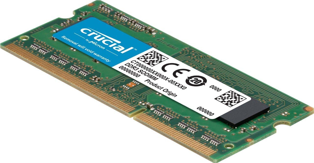 Crucial 4GB DDR3L 1333MHz SODIMM Memory For Mac Module CT4G3S1339M