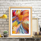 Poster Hub Brushstrokes Swirl Art Decor