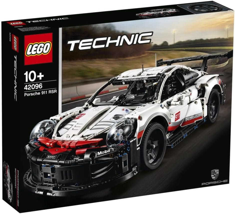 LEGO Technic 42096 Porsche 911 RSR Collectible Toy Car Replica Model Building Kit Secondary image