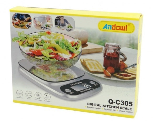 Andowl C305 Digital Kitchen Scale 10kg Secondary image