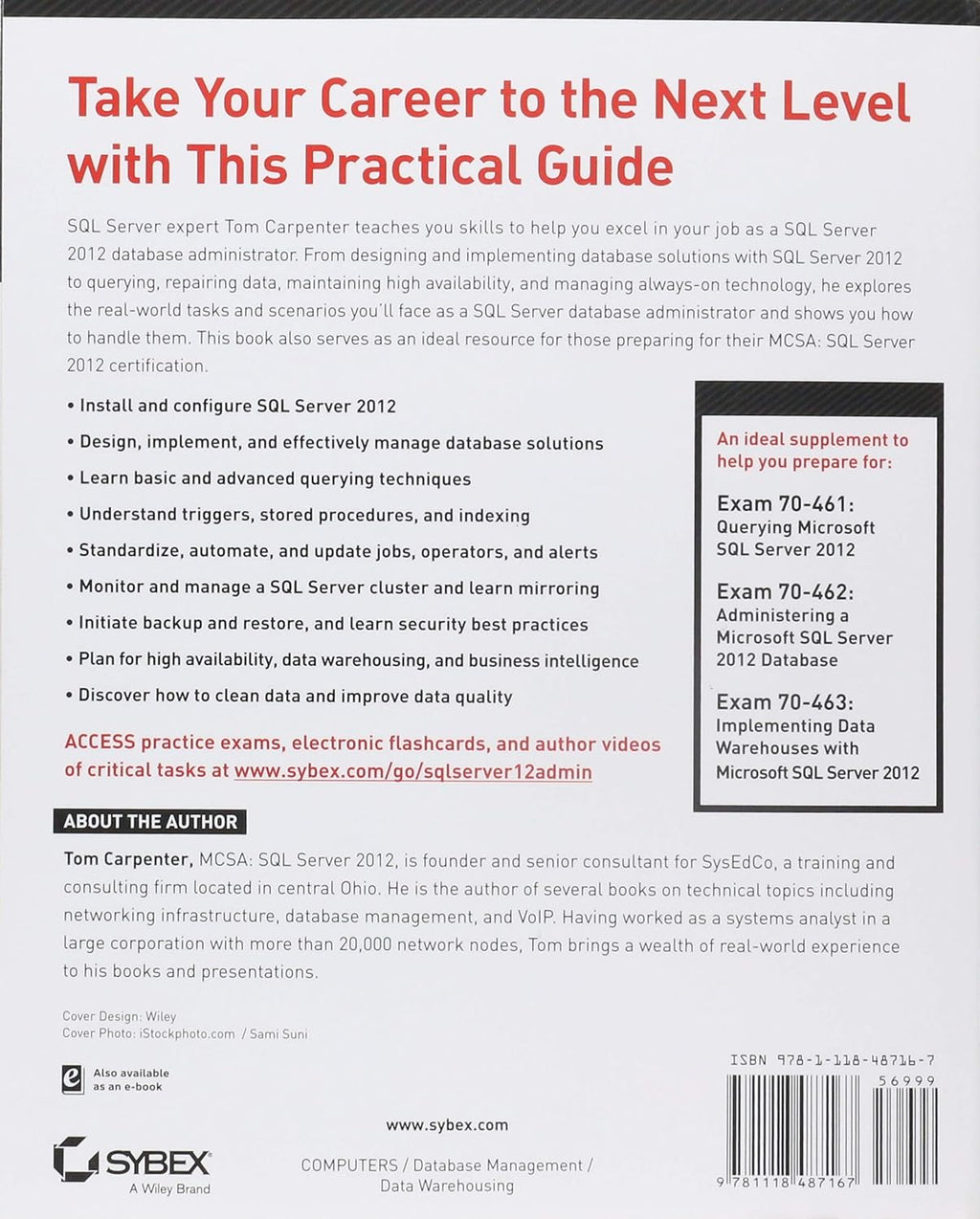 Microsoft SQL Server 2012 Administration RealWorld Skills For MCSA Certification And Beyond Paperback