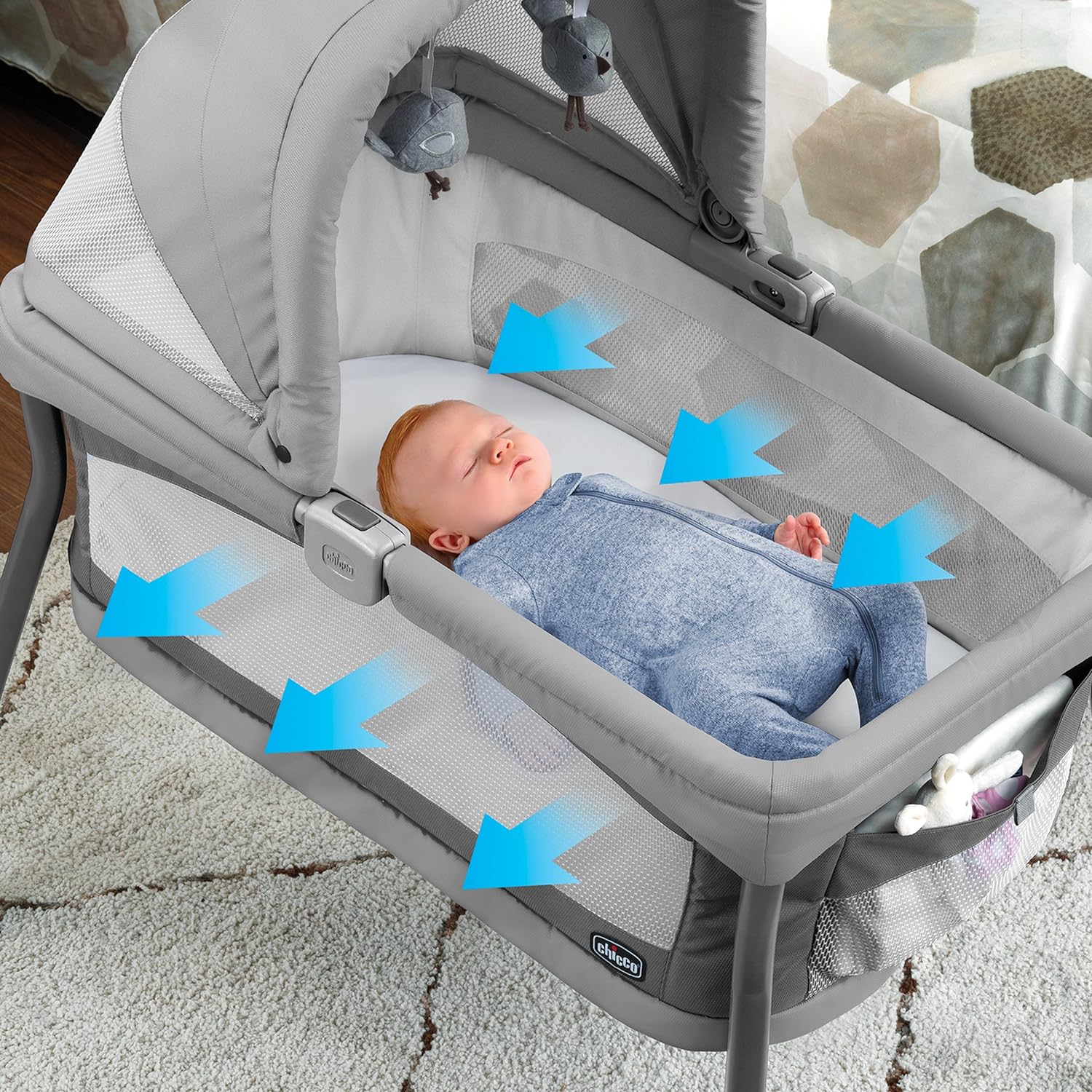 Chicco Lullago Nest Portable Bassinet Poetic Secondary image