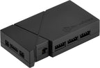 SilverStone Technology RGB LED 8 Port Hub with 2 RGB Light Strips