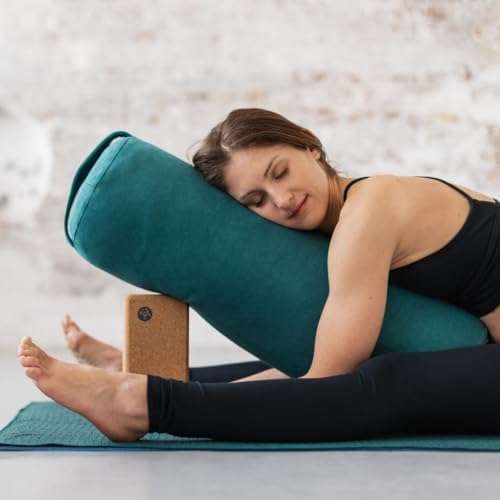 Manduka Lean Easy Grip Fine Grain Cork Yoga Block  3x4x8.5in Lean Cork Block Secondary image