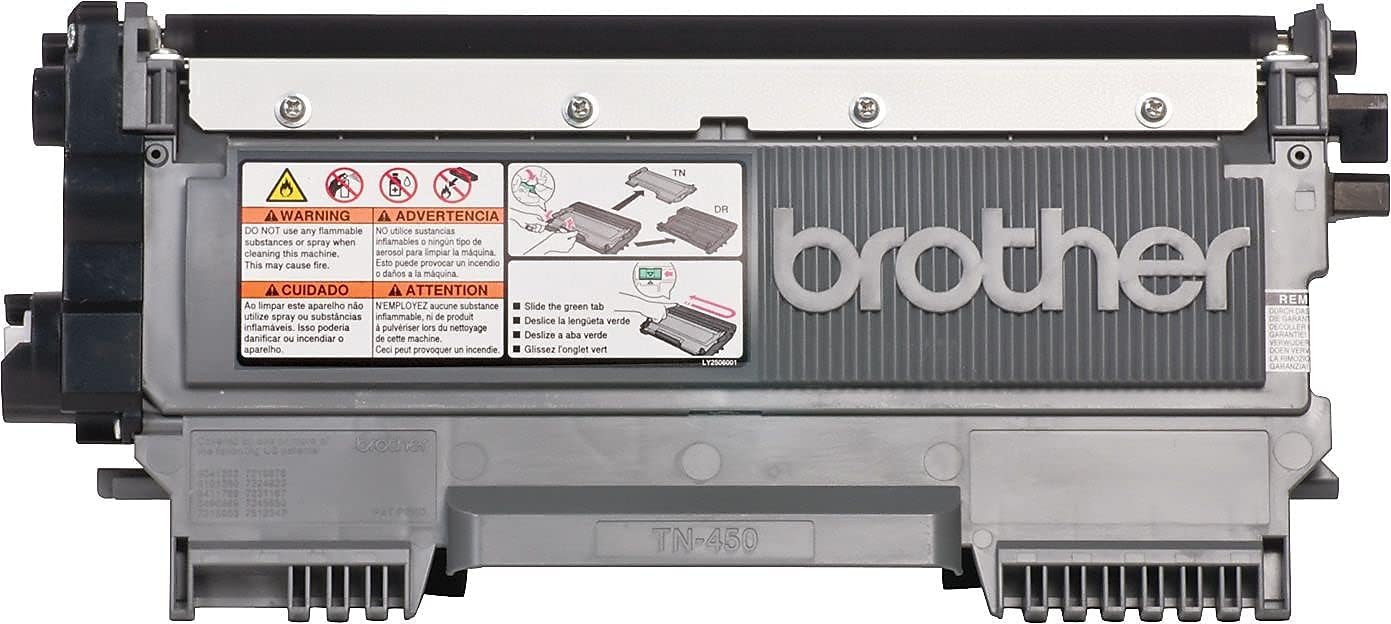 Brother TN450 Genuine High Yield Toner Cartridge Replacement Black Toner Page Yield Up To 2600 Pages Secondary image
