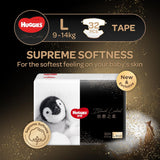 Huggies Black Label Little Penguin Tape L 32pcs X3