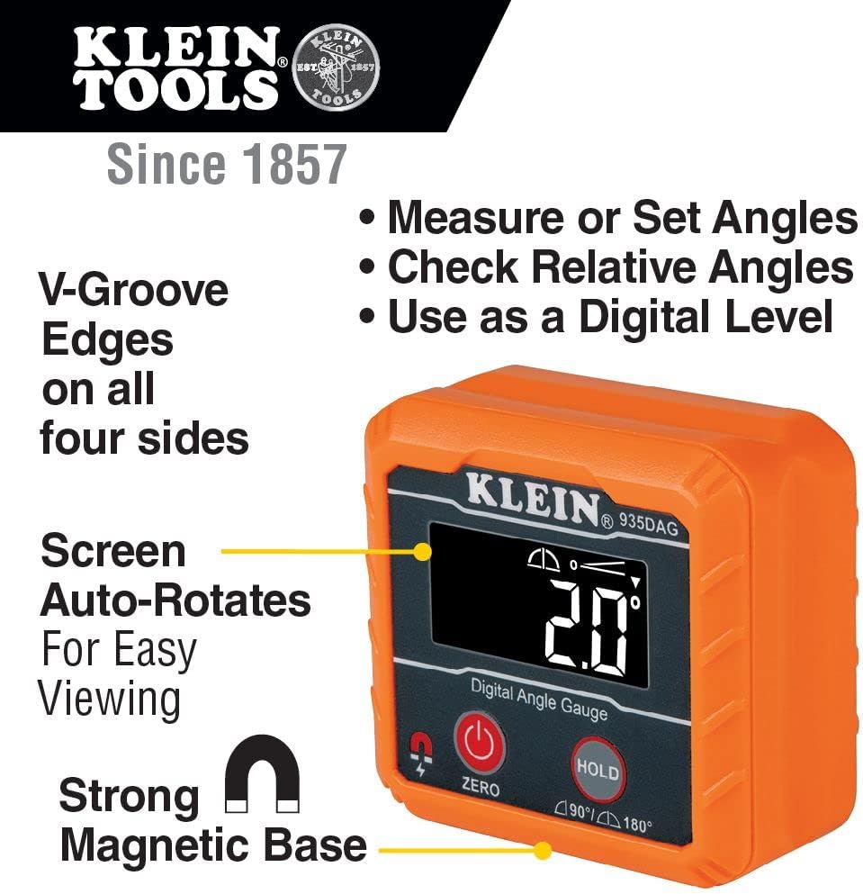 Klein Tools 935DAG Digital Electronic Level And Angle Gauge Secondary image