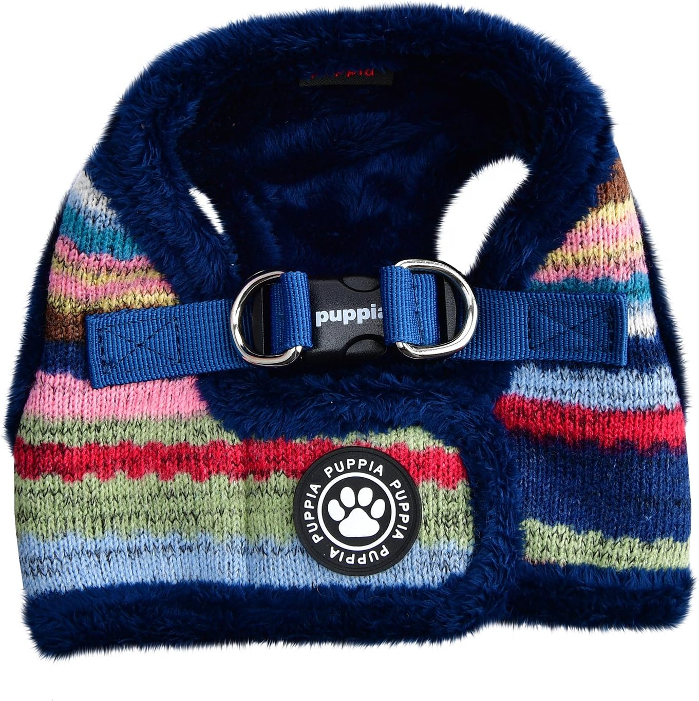 Puppia Crayon Harness B Small Navy Secondary image
