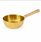 20cm Gold Sauce Pot with Long Handle