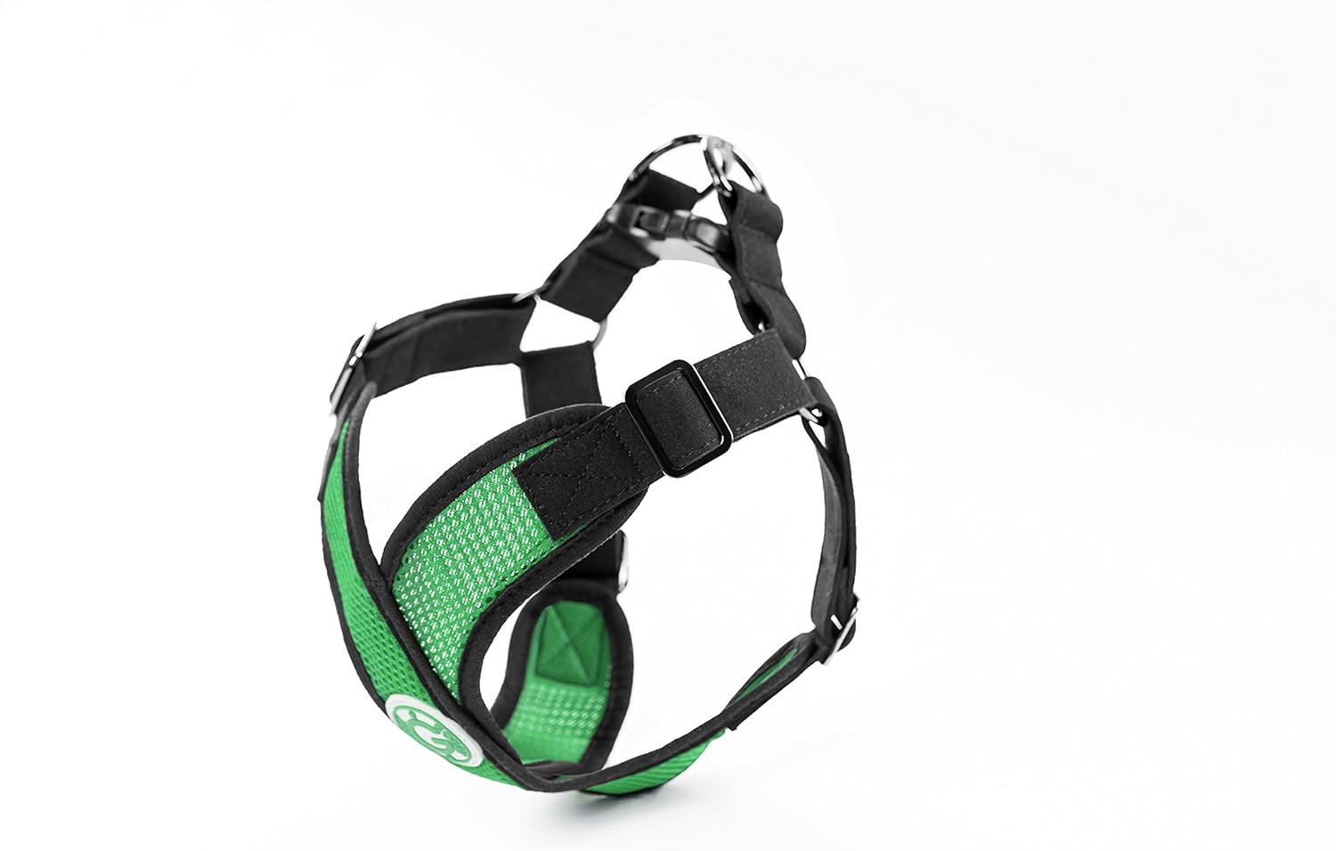 Gooby X Harness Small Dog Choke Free StepIn Harness Hunter Green Medium