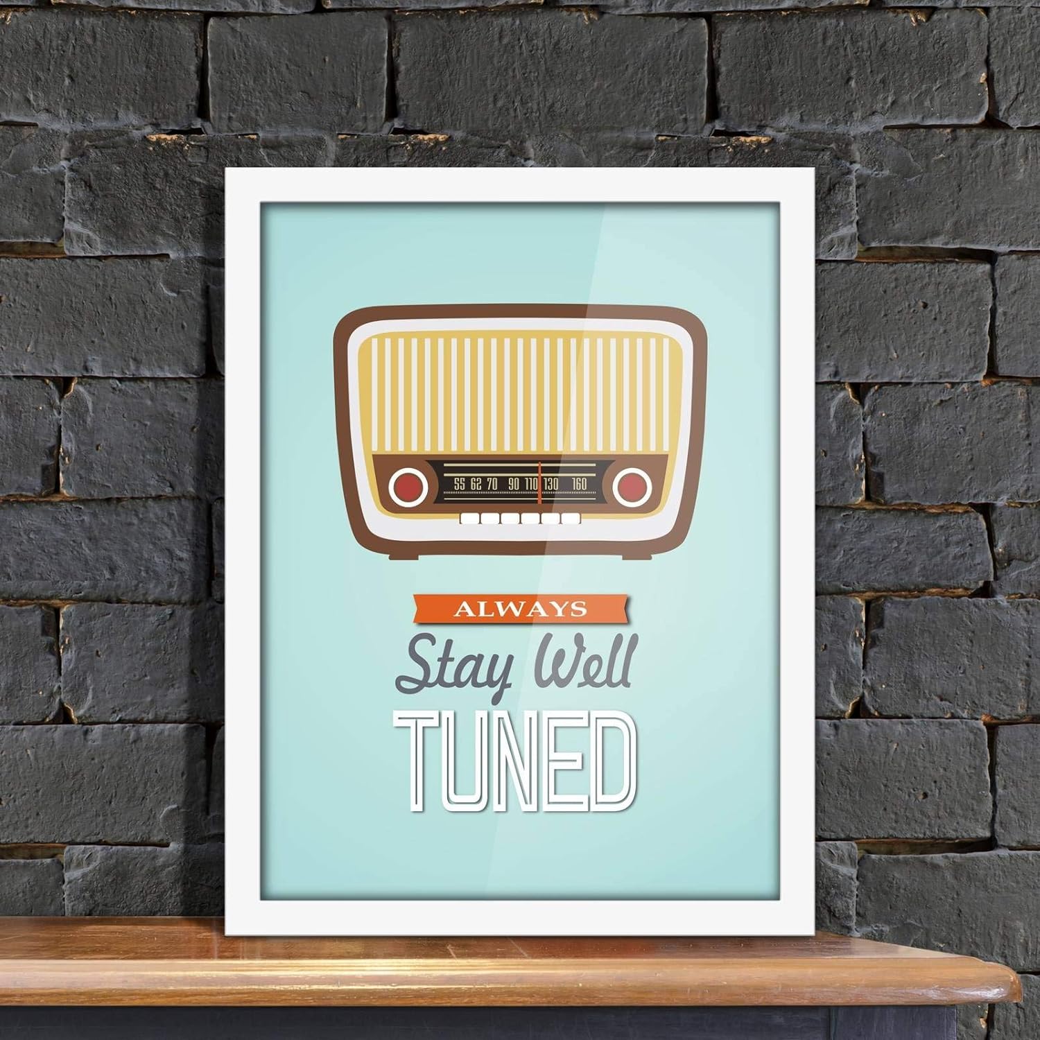 Poster Hub Stay Well Tuned Motivational Art Decor Secondary image