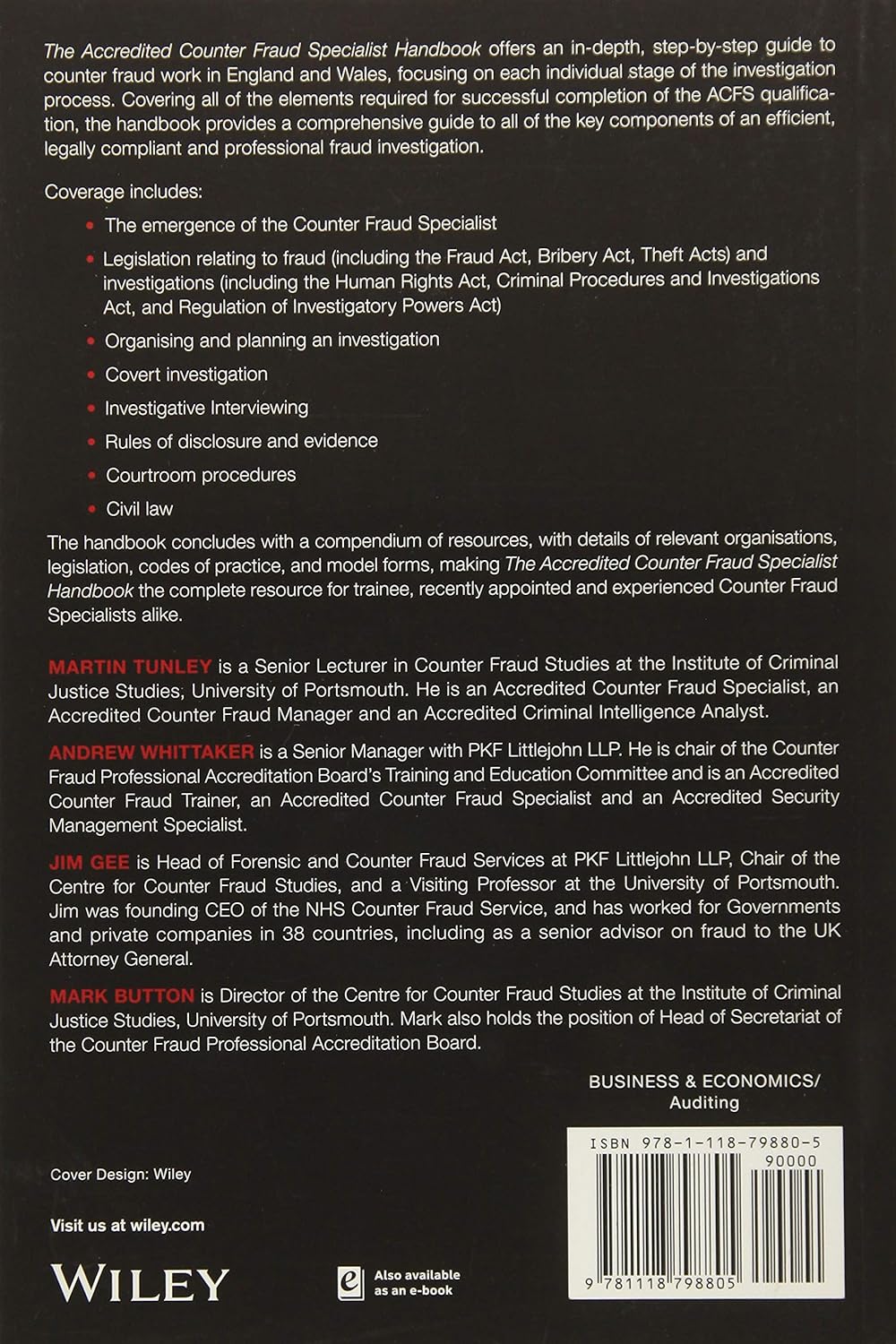 The Accredited Counter Fraud Specialist Handbook Secondary image