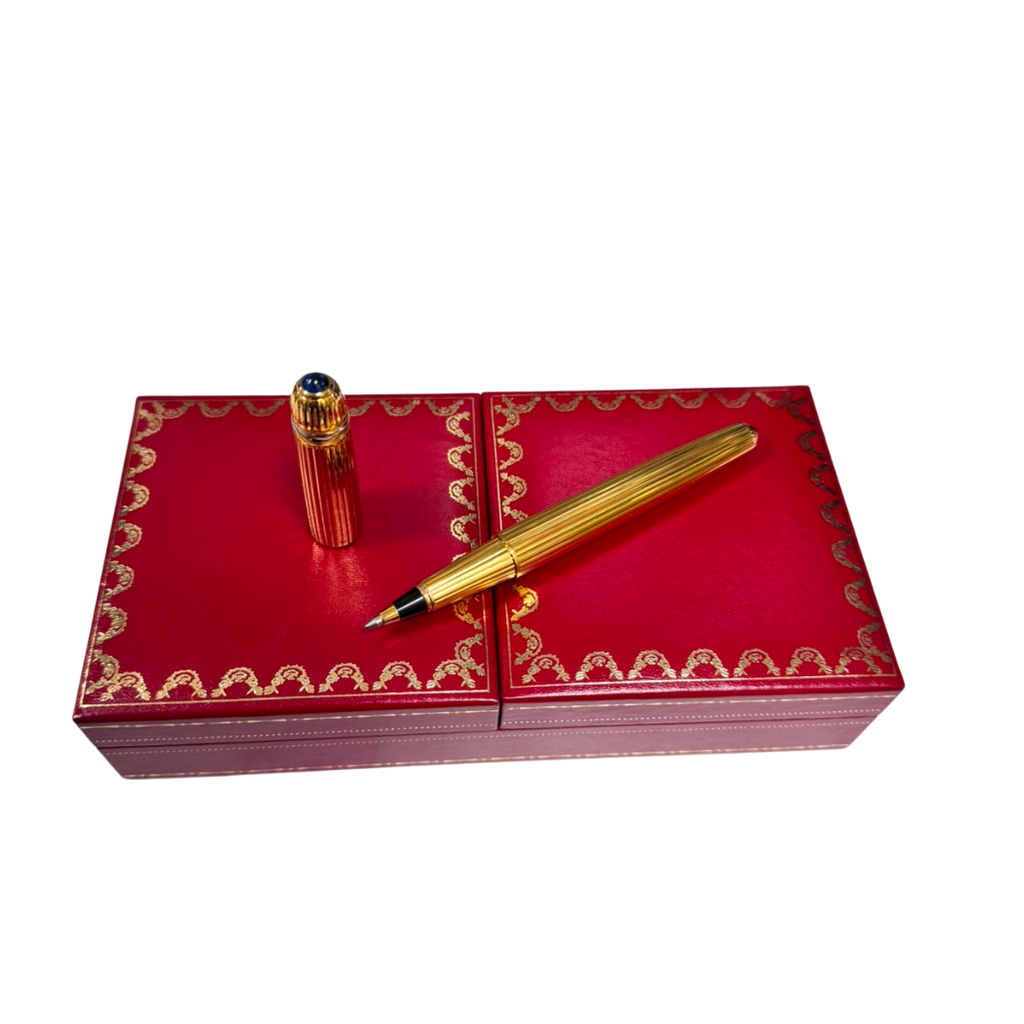 Cartier Pasha de Cartier Gold Sapphire Ballpoint Pen