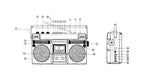 Classic with Bluetooth Multi-Band Radio Cassette and FM Functionality Speaker