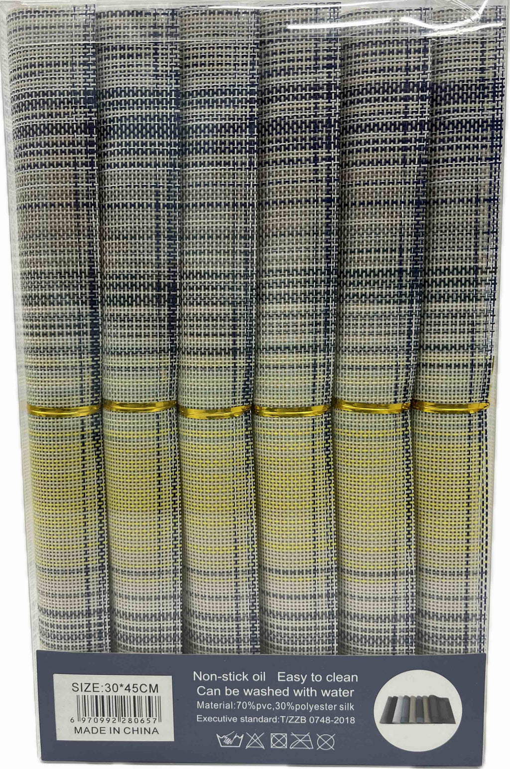 Placemats 6pc Set 30cm X 45cm