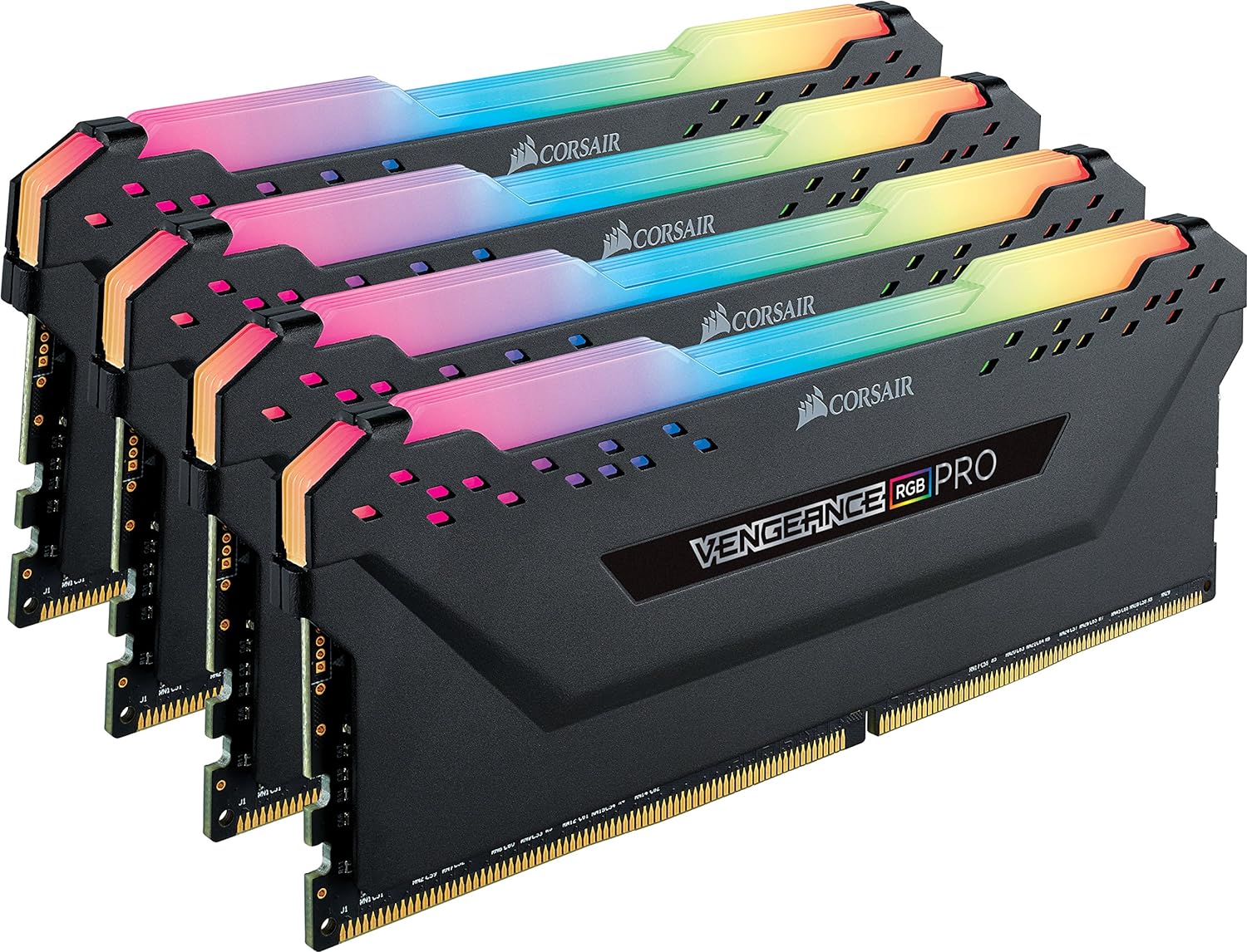 CORSAIR VENGEANCE RGB PRO 32GB 4x8GB DDR4 2666MHz C16 LED Desktop Memory Black Secondary image