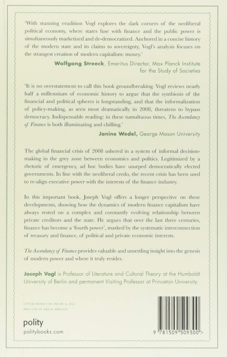 The Ascendancy of Finance Secondary image
