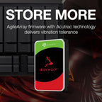 Seagate ST10000VN0008 IronWolf Internal Hard Drive 10TBin 3.5in