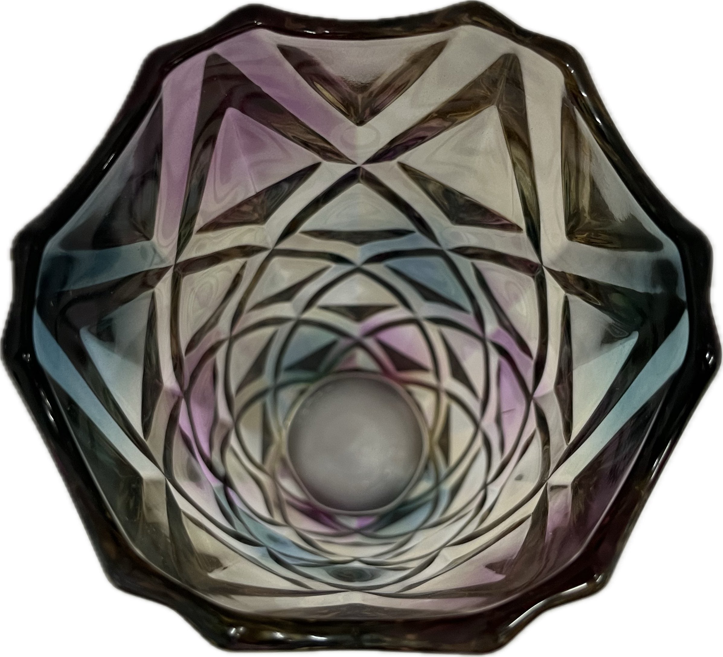 Colourful Glass Vase Secondary image