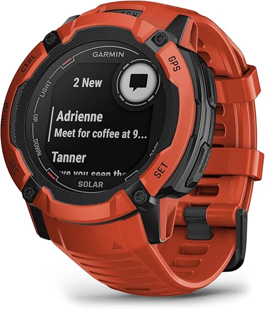 Smart Watch-Flame Red Garmin Instinct 2X Solar Secondary image