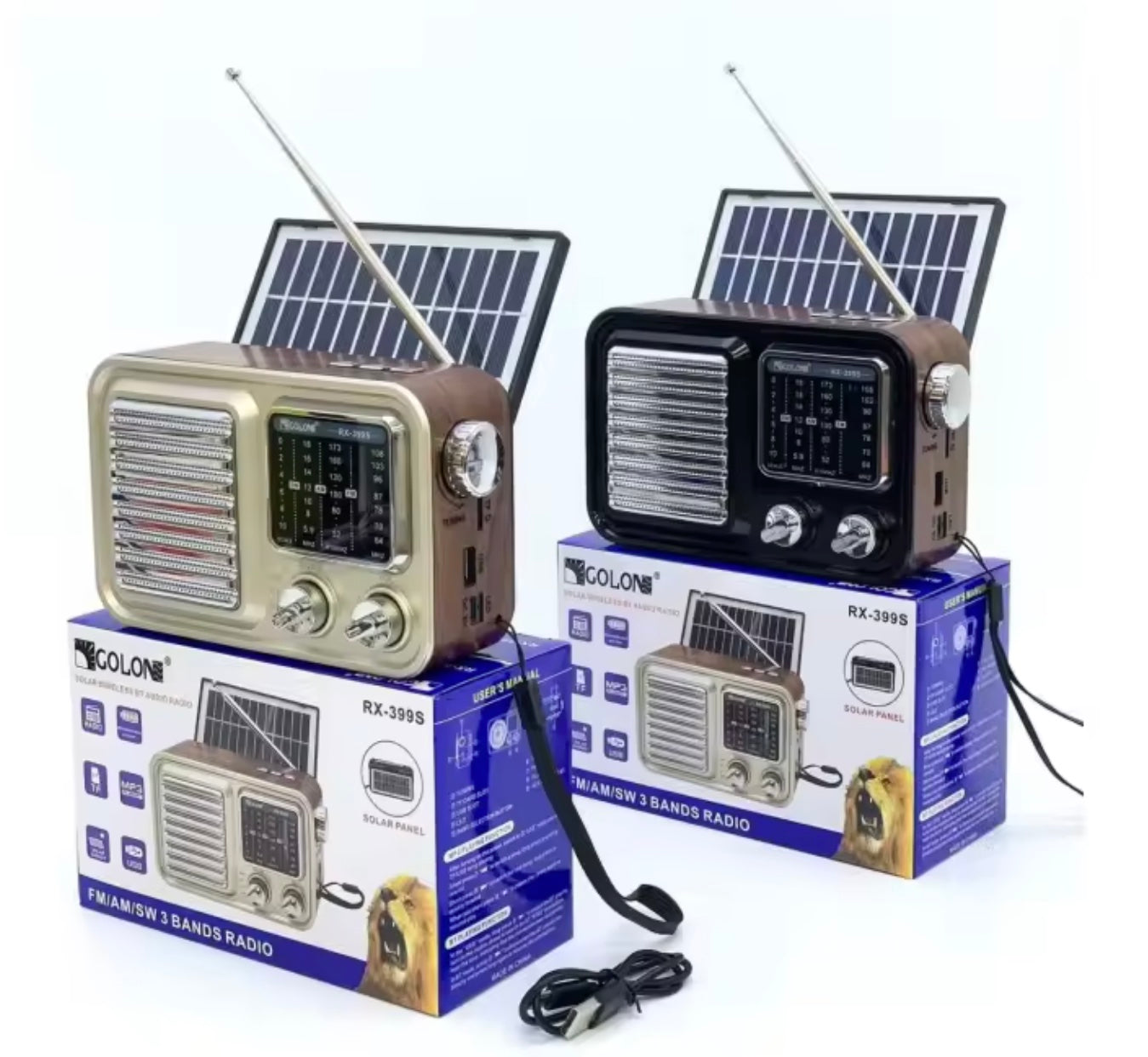 RS399S Solar Wireless BT Audio Radio Secondary image