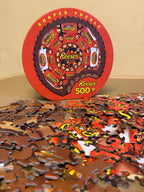 MasterPieces 31721 Hersheys Shaped Collection Jigsaw Puzzle Reeses 500 Pieces Orange