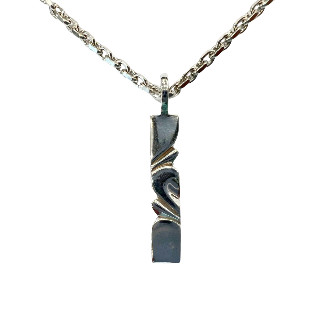 Sterling Silver Necklace With Silver Pendants