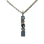 Sterling Silver Necklace With Silver Pendants