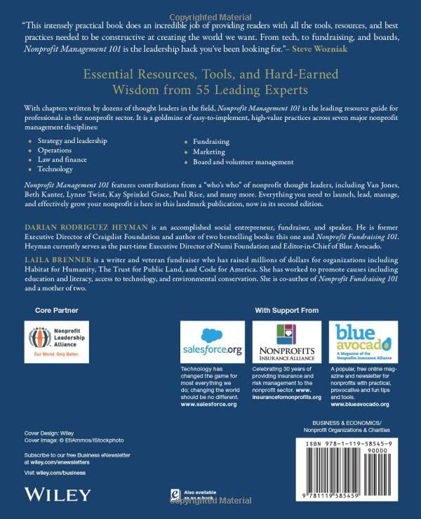 Nonprofit Management 101 A Complete and Practical Guide for Leaders and Professionals