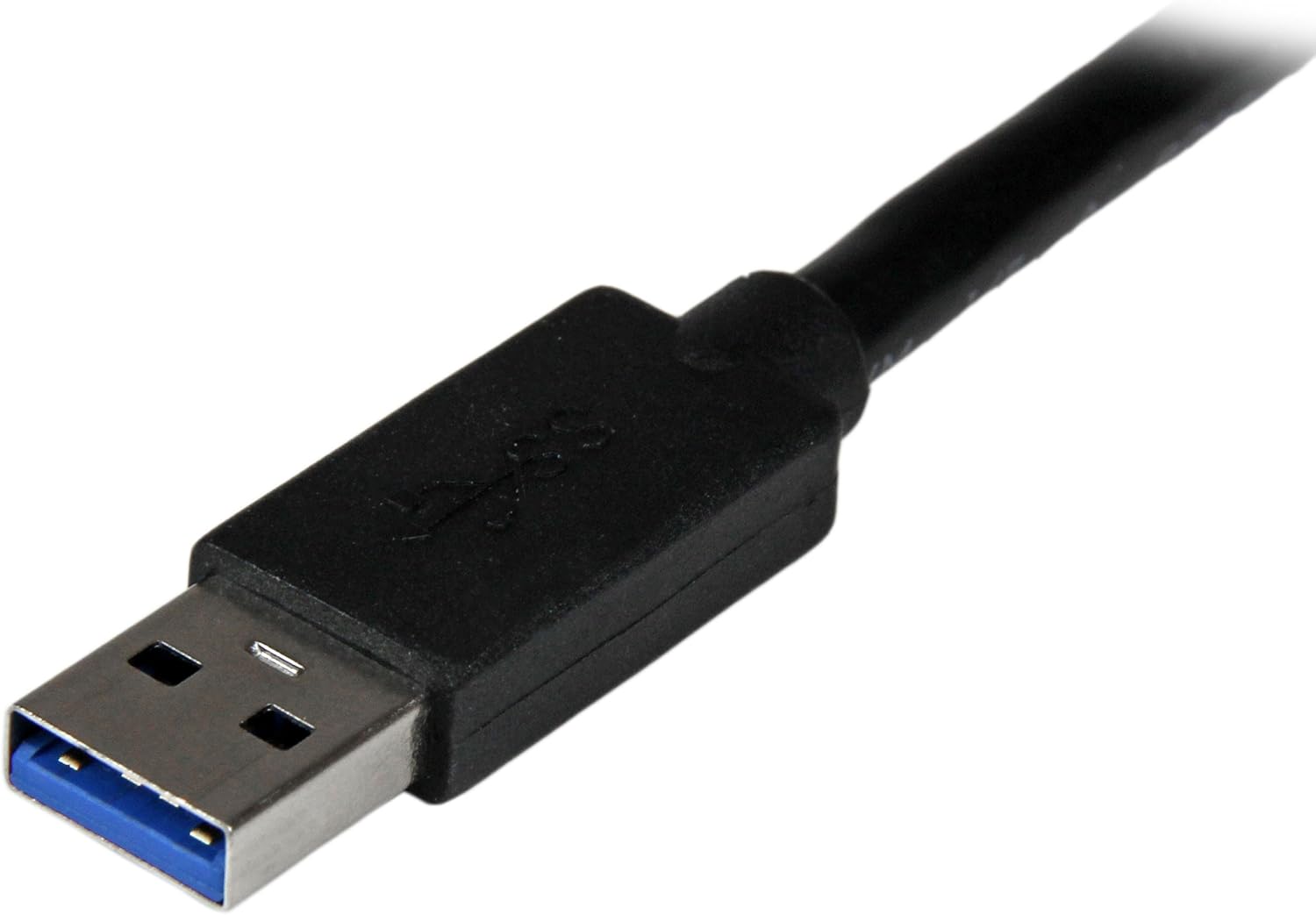 StarTech.com USB 3.0 To VGA Adapter With 1 Port USB Hub 1920x1200 External Video And Graphics Card Dual Monitor Display Adapter Supports Windows USB32VGAEH Secondary image