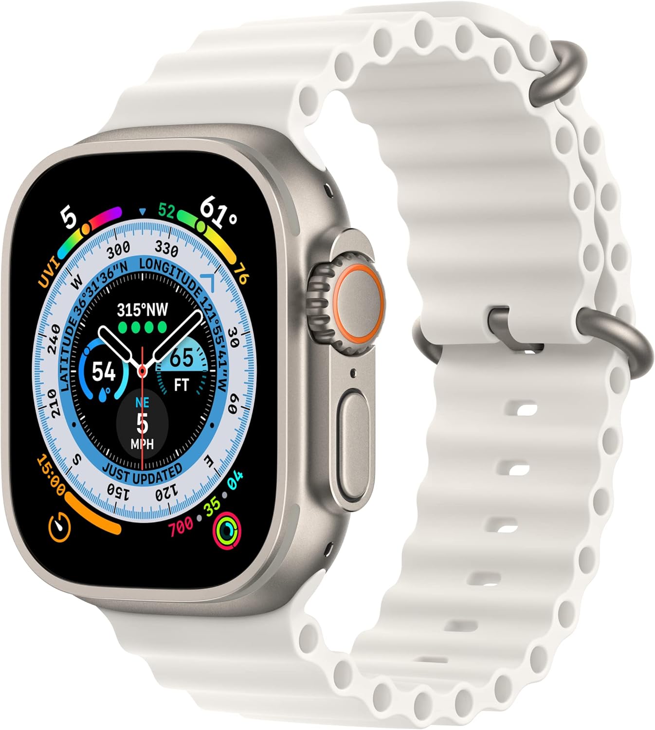 Apple Watch 49mm White Ocean Band Extension Secondary image