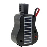 FP528S Portable GuitarShaped Bluetooth Speaker With Solar Charging And LED Light