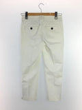BURBERRY LONDON - PANTS-3/4 LENGTH BEIGE CHINOS/ANKLE ZIP/B1R23-347-41/SIZE 38