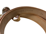 Philipp Plein Belt Crystal Skull Buckle Pink
