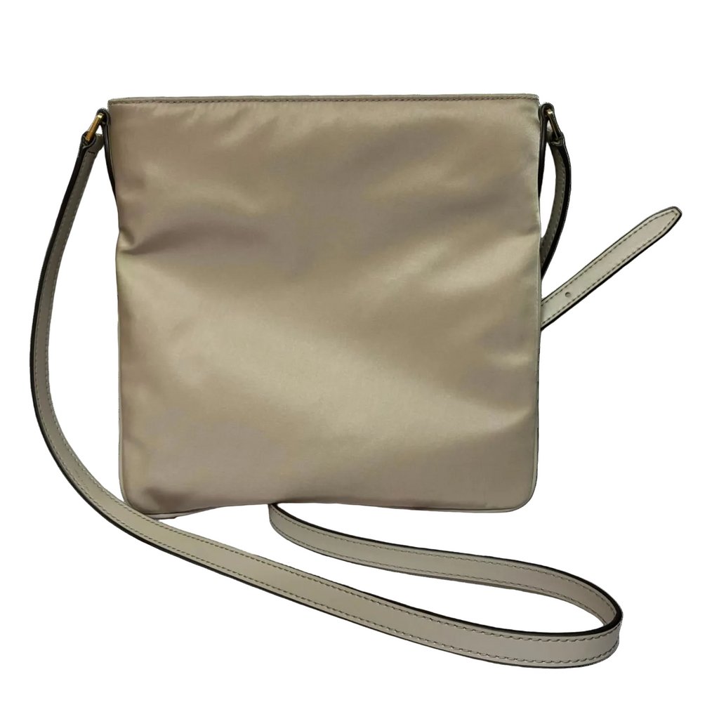 Michael Kors Connie Large Nylon Crossbody Bag Cement