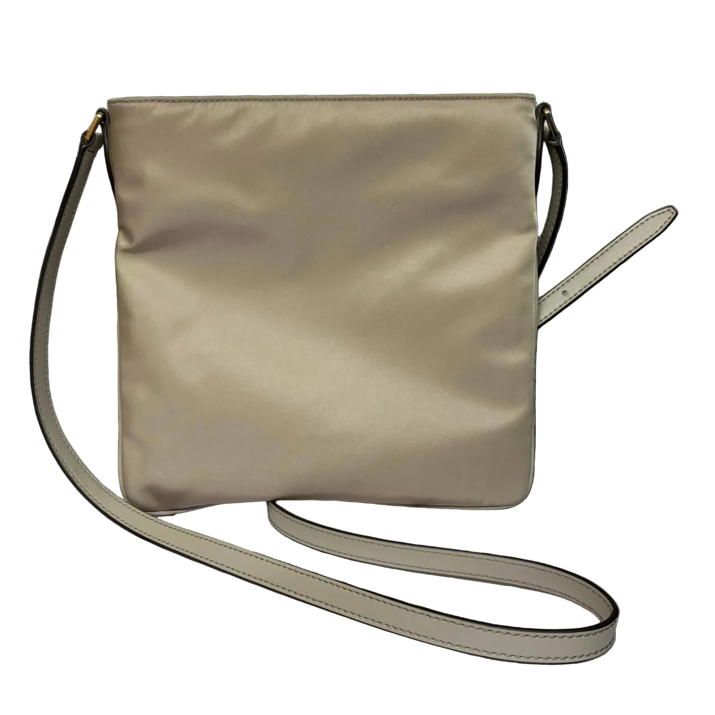 Michael Kors Connie Large Nylon Crossbody Bag Cement