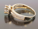 14K YG Diamond Ring